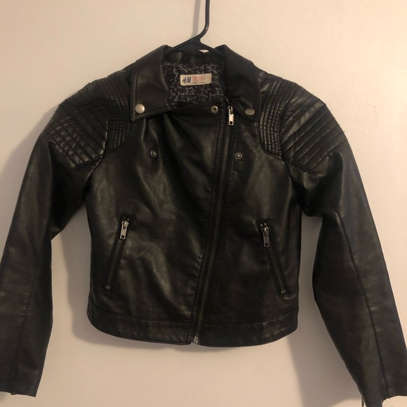 Girls Black H&M jacket Sz 9-10y - Picture 3 of 5
